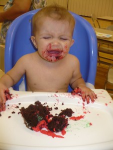 baby hates cake