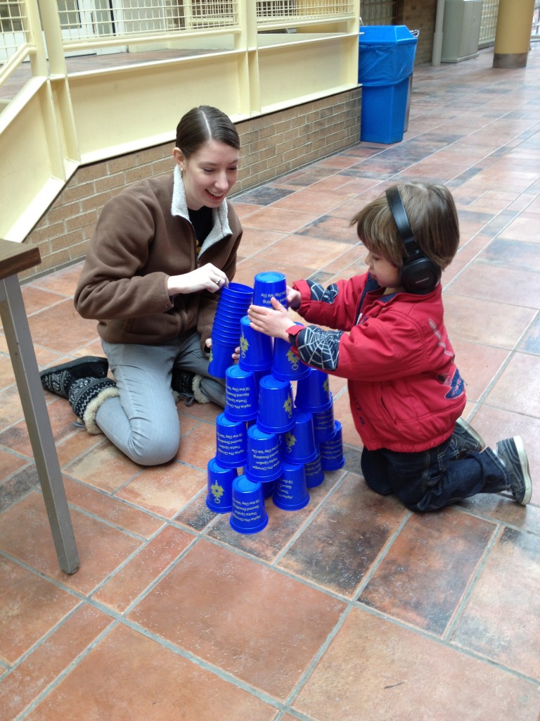 tower out of cups