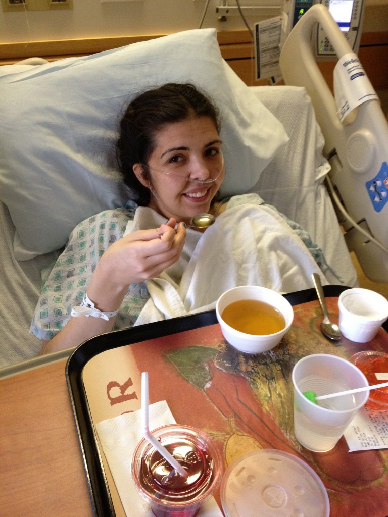 eating in hospital